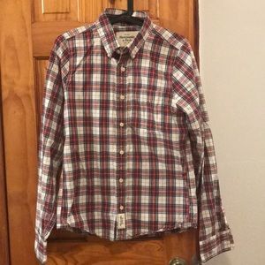 Abercrombie and Fitch checkered dress shirt